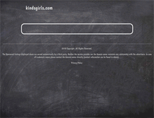 Tablet Screenshot of kindsgirls.com